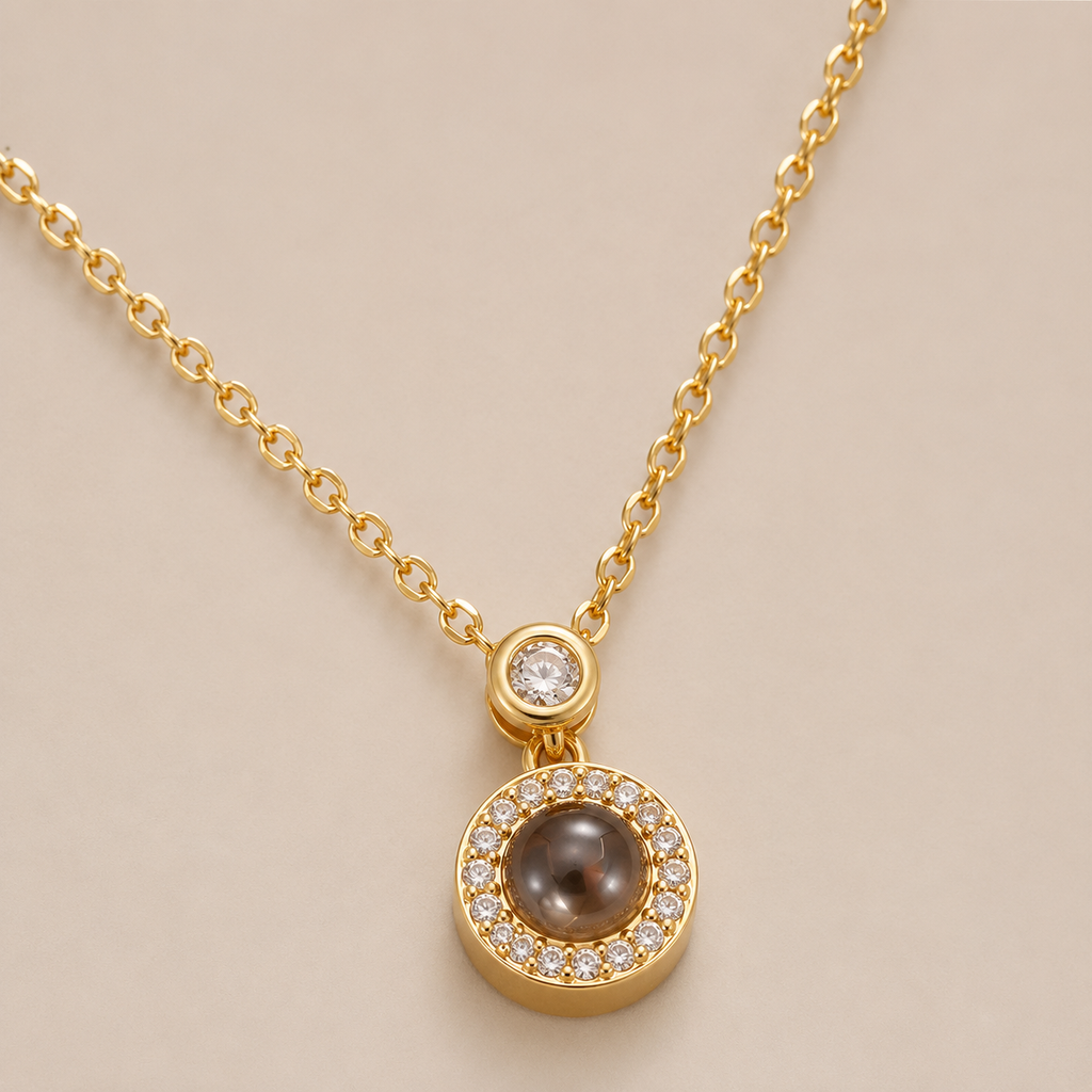 Custom Photo Projection Necklace | MIMORA