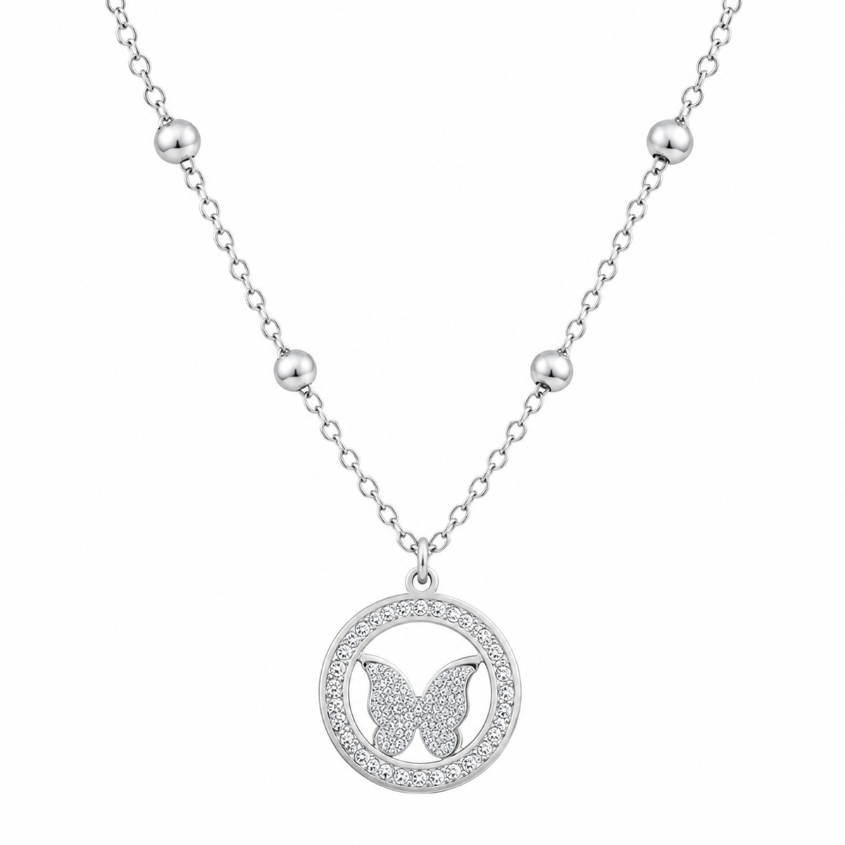 Butterfly Crystal Necklace