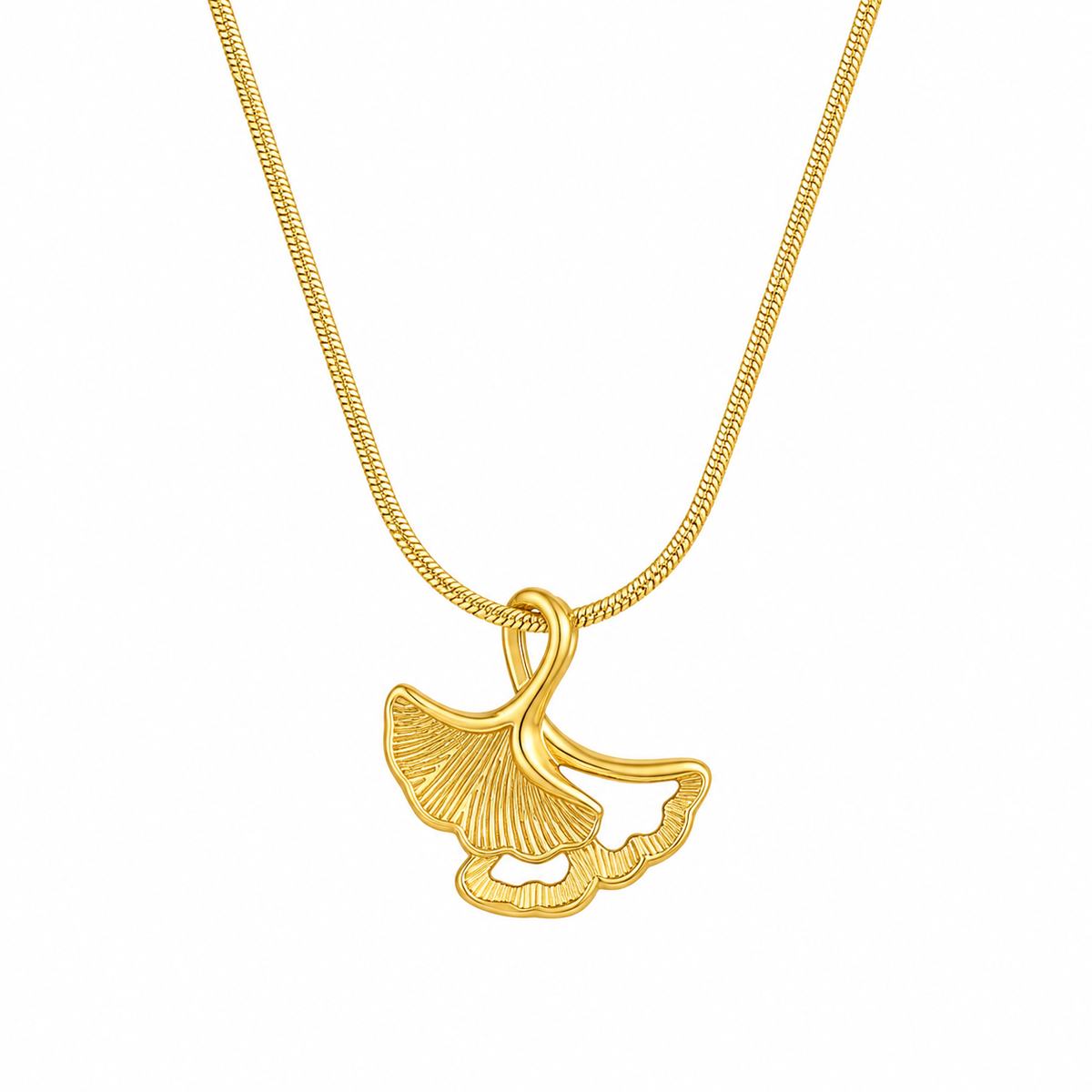 Ginkgo Leaf Necklace