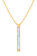 Mother-of-Pearl Bar Necklace